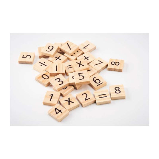 Jeu de comptage educatif en bois