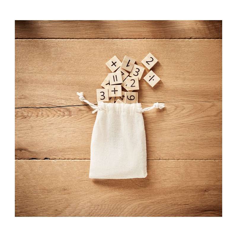 Jeu de comptage educatif en bois