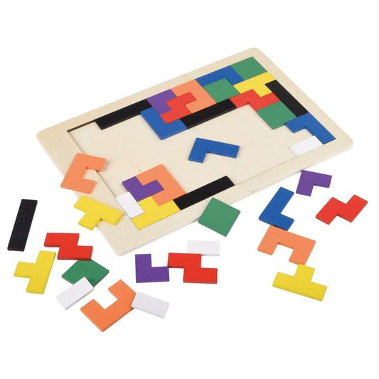 Puzzle éducatif en bois